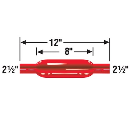 Ap Exhaust GLASSPACK - CHERRY BOMB, STRAIGHT, 3.50IN CASE, 2.50IN CORE, 2.50IN NE 87522CB
